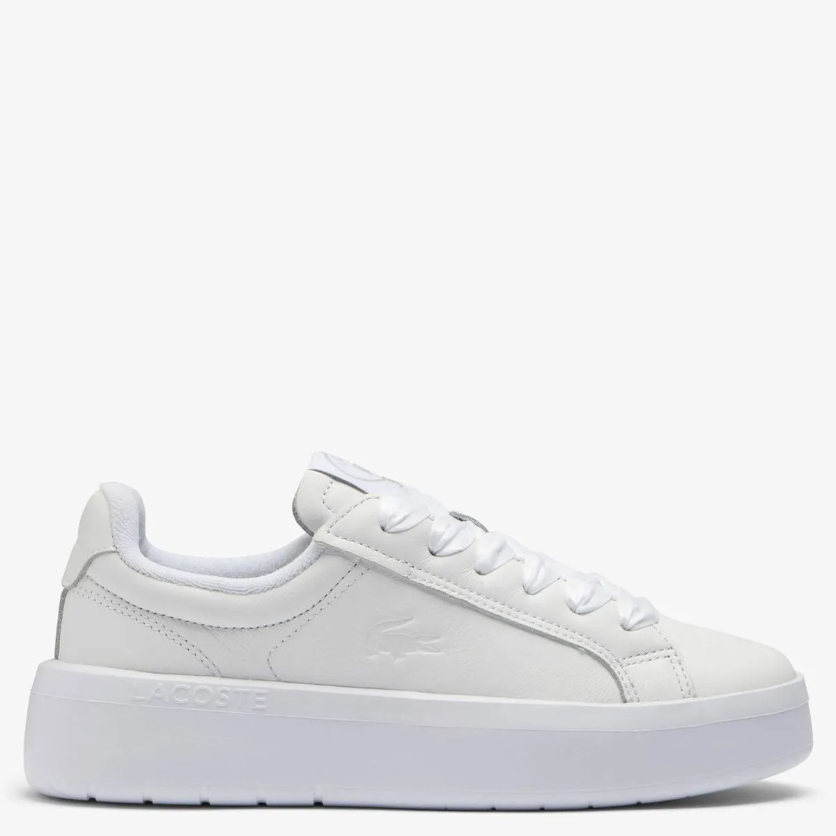 LACOSTE - Zapatilla Urbana Mujer Cuero Blanco Lacoste