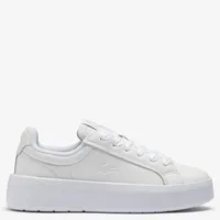 Zapatilla Urbana Mujer Cuero Blanco