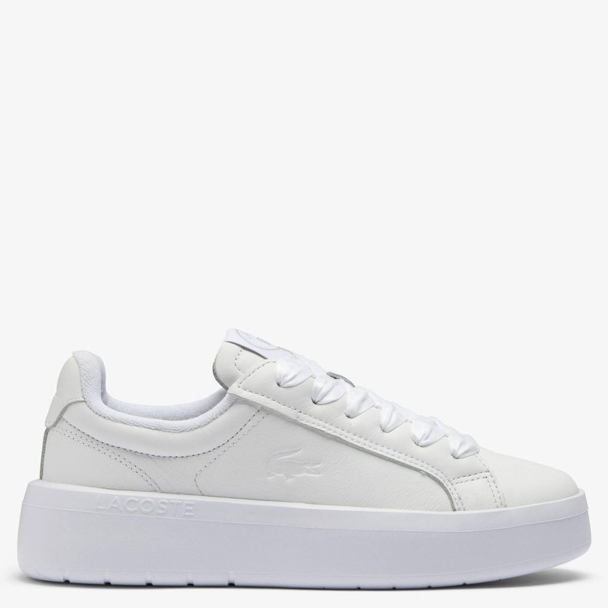 LACOSTE - Zapatilla Urbana Mujer Cuero Blanco Lacoste