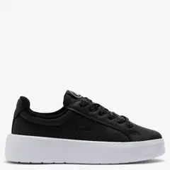 LACOSTE - Zapatilla Urbana Mujer Cuero Negro
