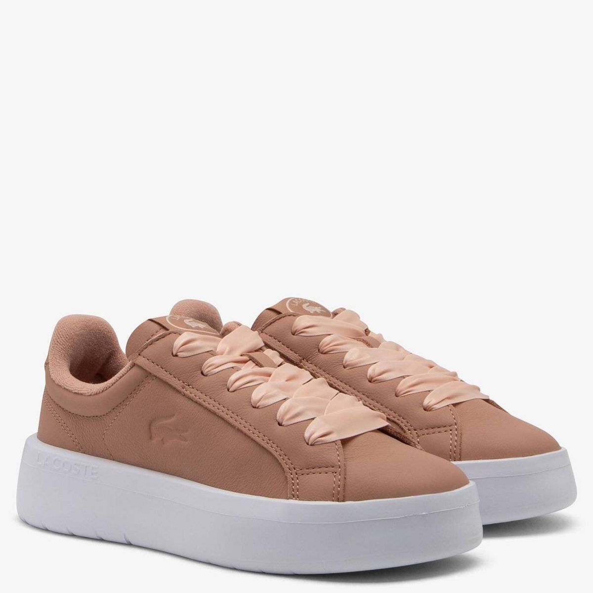 LACOSTE - Zapatilla Urbana Mujer Cuero Café Lacoste