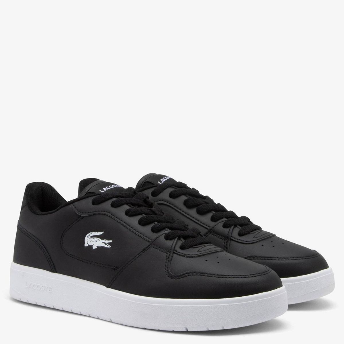 LACOSTE - Court Ace Zapatilla Urbana Hombre Negro Lacoste