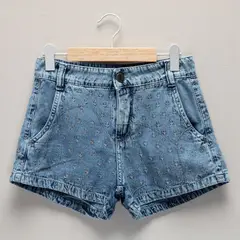 CACAO - Short Urbano Regular Fit Niña Azul