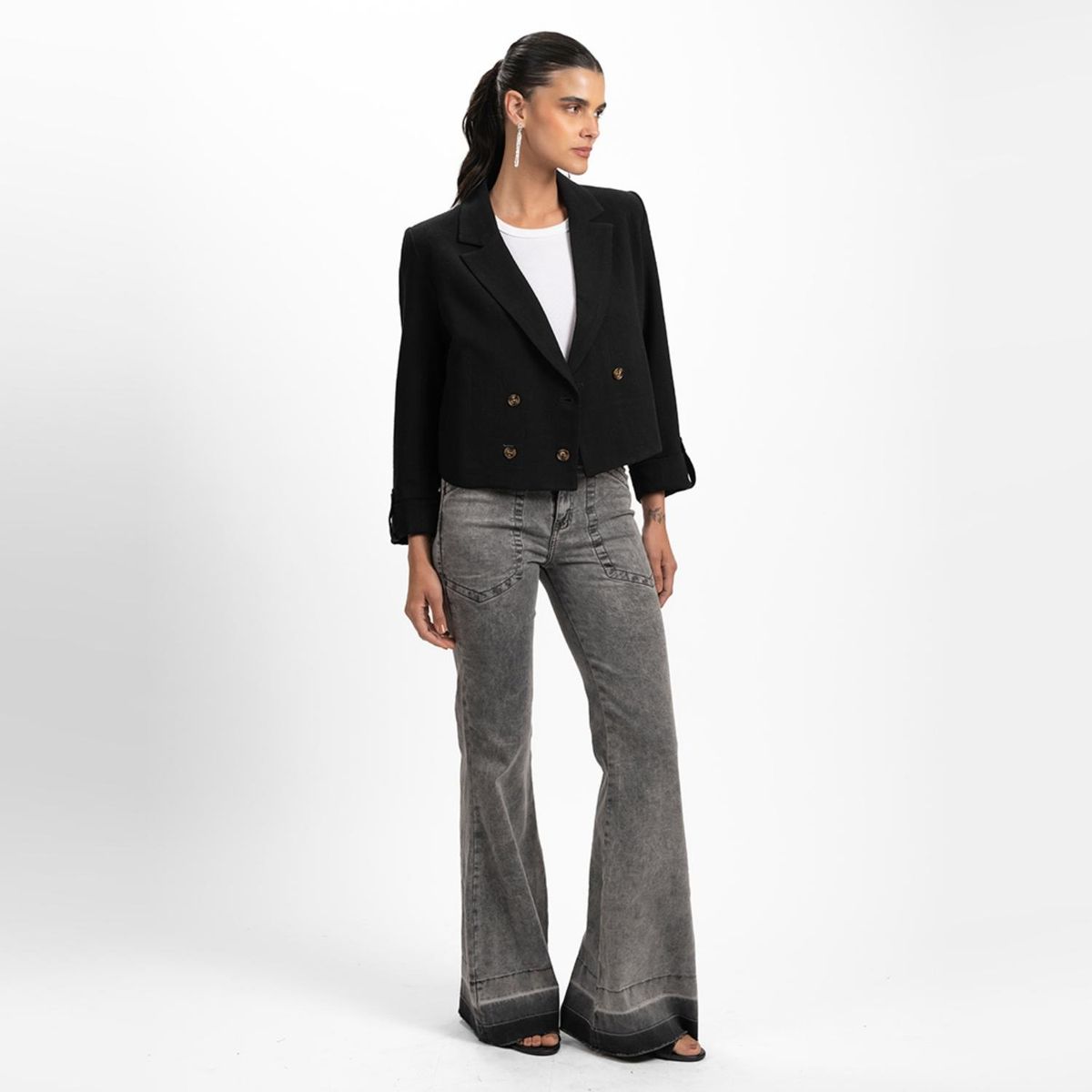 LOLITA LPK - Jeans Flare Tiro Medio Mujer Lolita Lpk