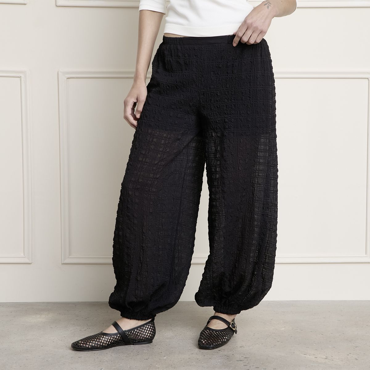 BASEMENT - Pantalón Balloon Mujer Basement