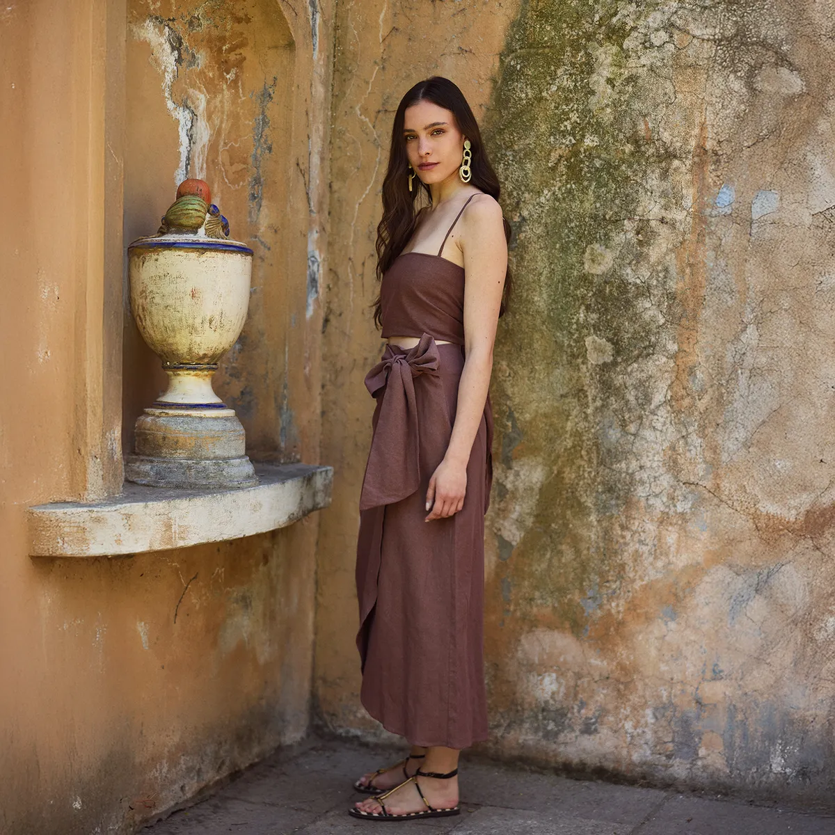 LA MURA - Falda Antonia Lino Mujer La Mura