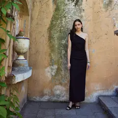 LA MURA - Vestido Fiesta Aurora Lino Mujer