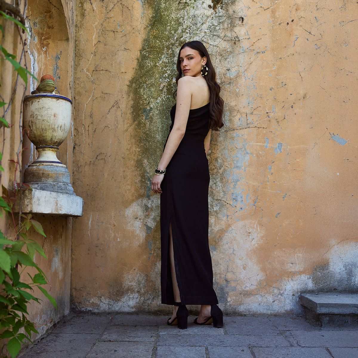 LA MURA - Vestido Fiesta Aurora Lino Mujer La Mura