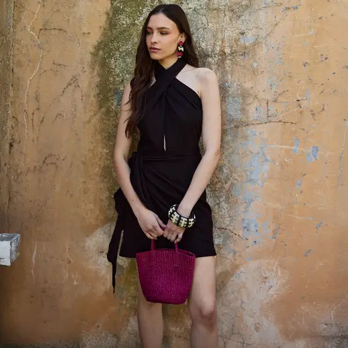 LA MURA - Vestido Fiesta Isabel Lino Mujer