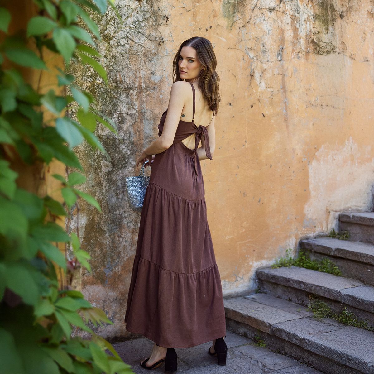 LA MURA - Vestido Fiesta Camila Lino Mujer La Mura