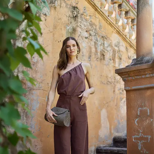 LA MURA - Blusa Sofia Lino Mujer