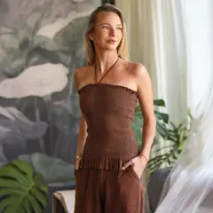 CALEDONIA LABEL - Blusa Algodón Mujer Caledonia