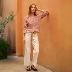 CALEDONIA LABEL - Pantalones Tiro Medio Mujer Caledonia