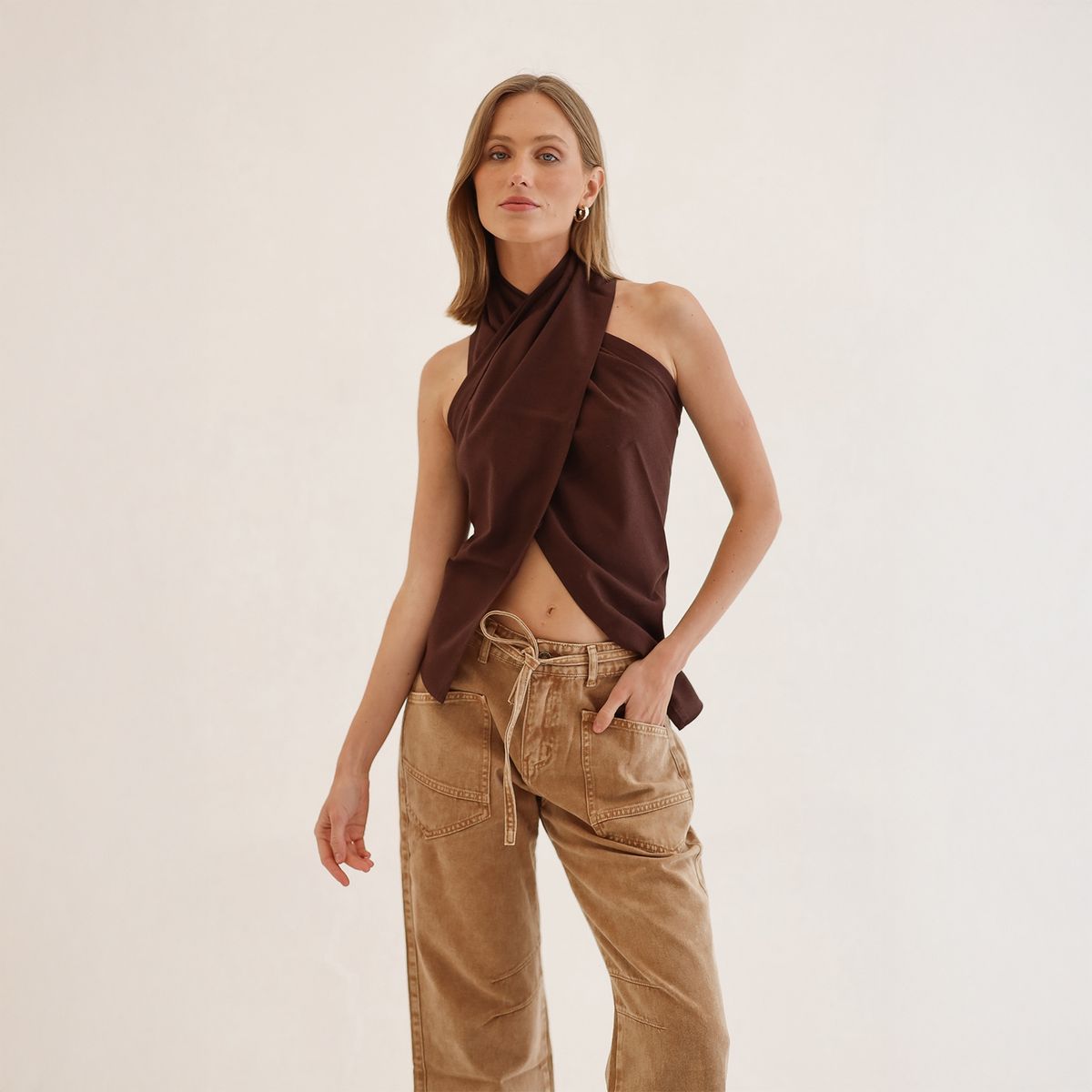 CALEDONIA LABEL - Blusa Lino Mujer Caledonia