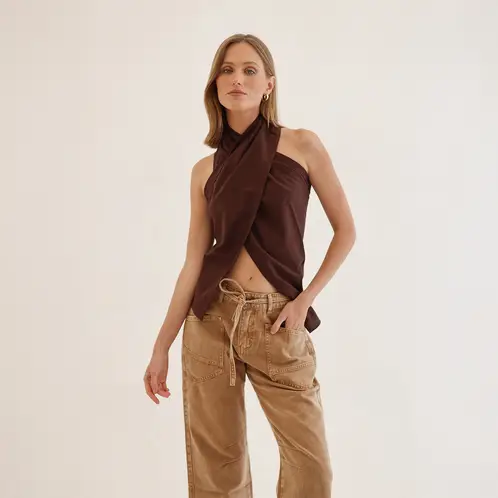 CALEDONIA - Blusa Lino Mujer