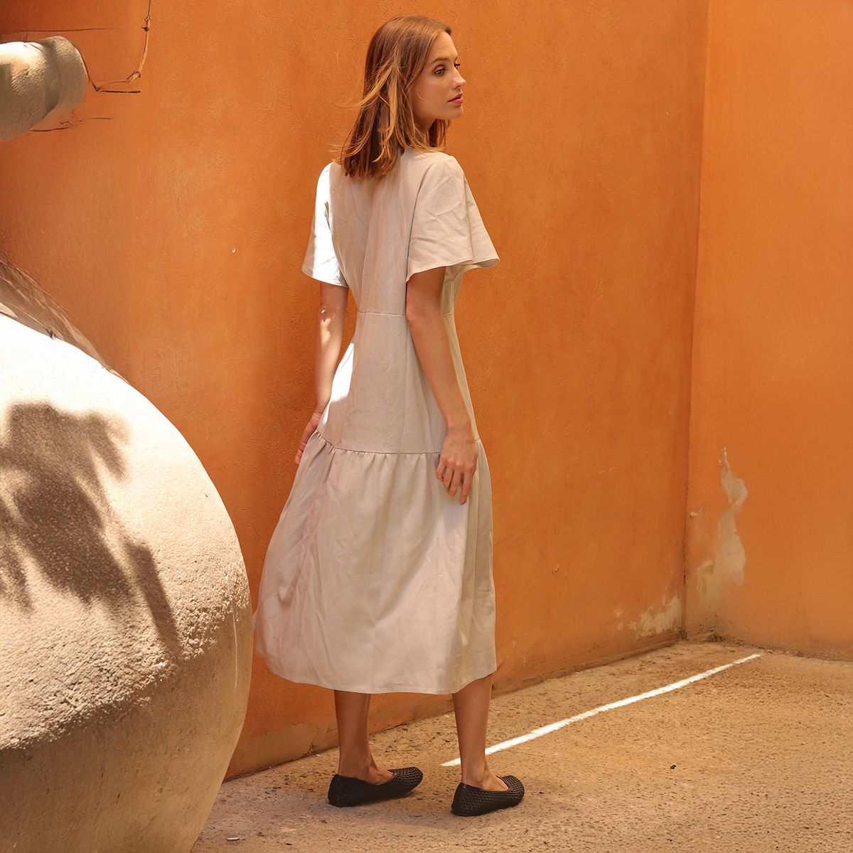 CALEDONIA LABEL - Vestido Maxi Lino Mujer Caledonia