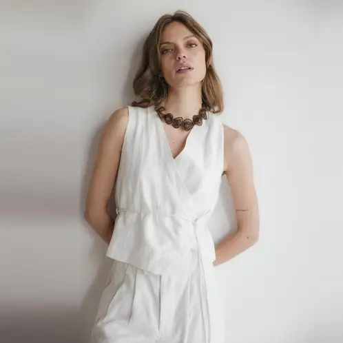 ADEU - Blusa Lino Mujer