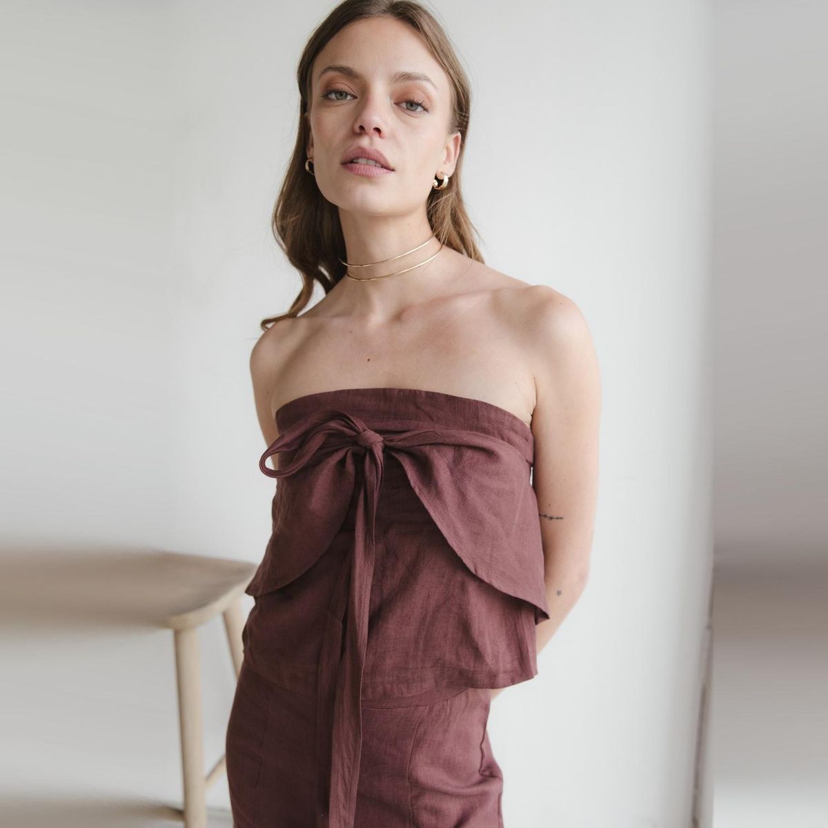 ADEU - Blusa Lino Mujer Adeu