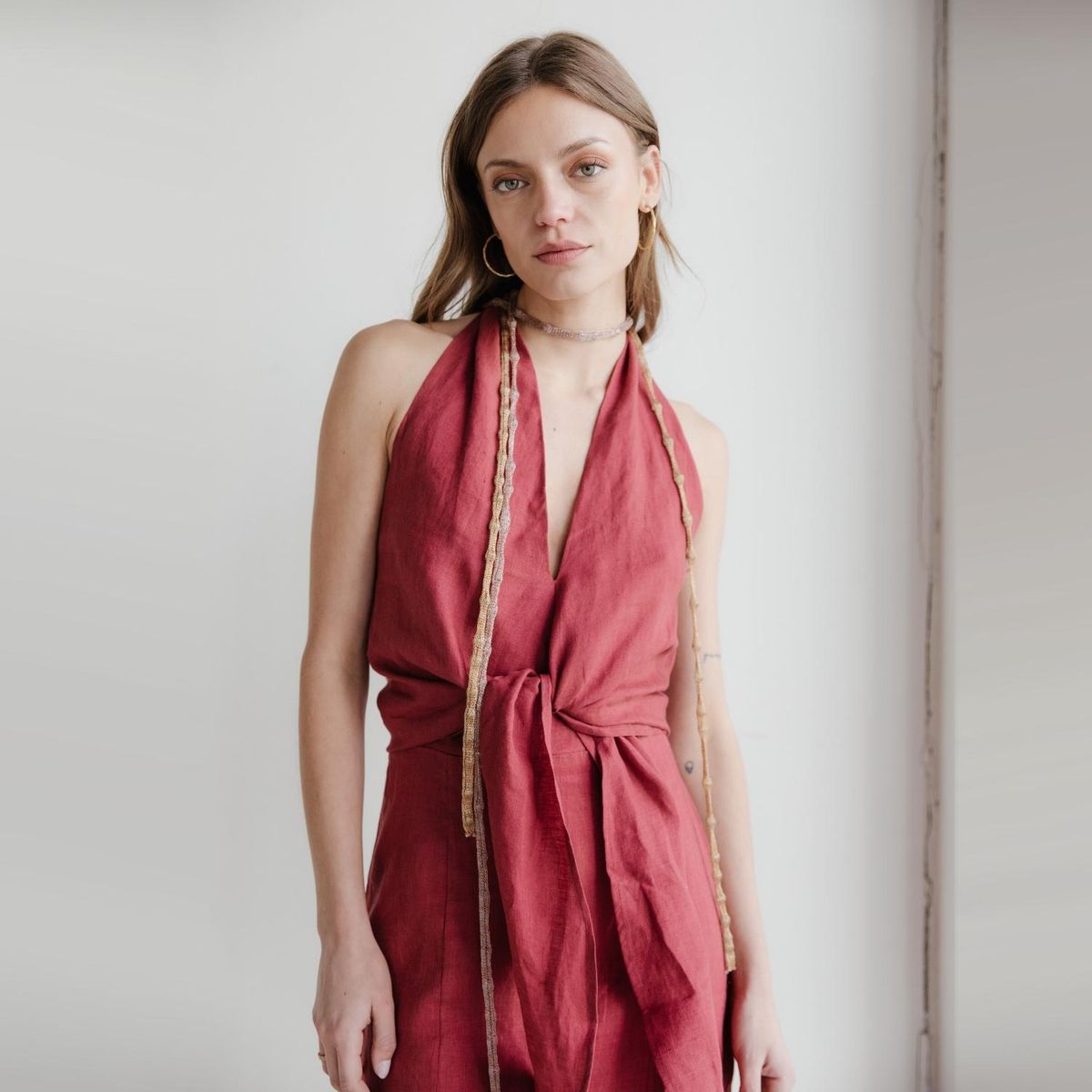 ADEU - Blusa Lino Mujer Adeu