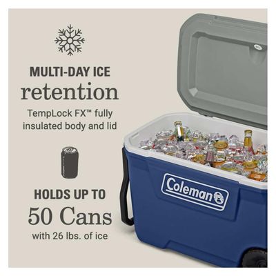 Imagen 2 del producto Cooler Ruedas 316 62 Azul Colemen