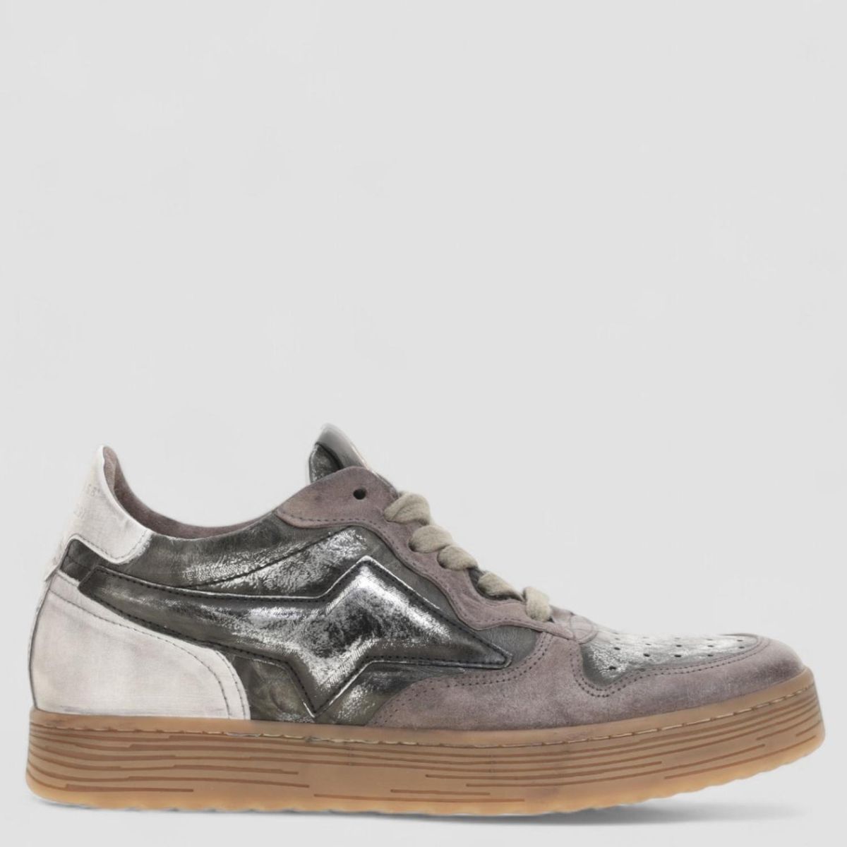 AS 98 - Zapatilla Urbana Mujer Cuero Beige As 98