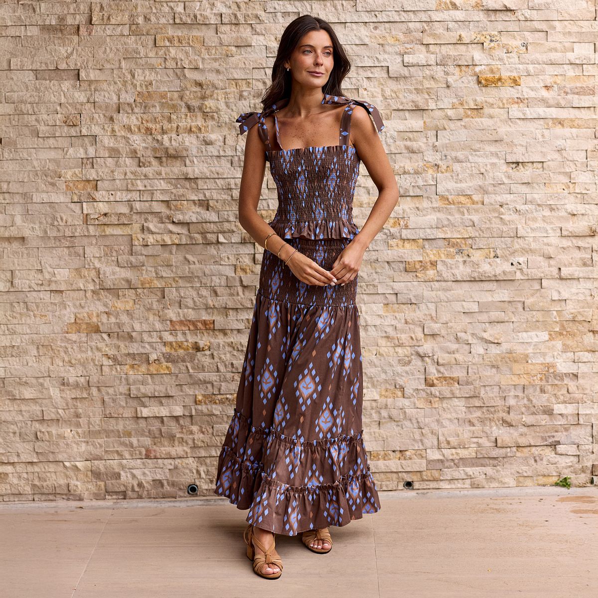 CASA CORAL - Falda Menorca Mujer Casa Coral