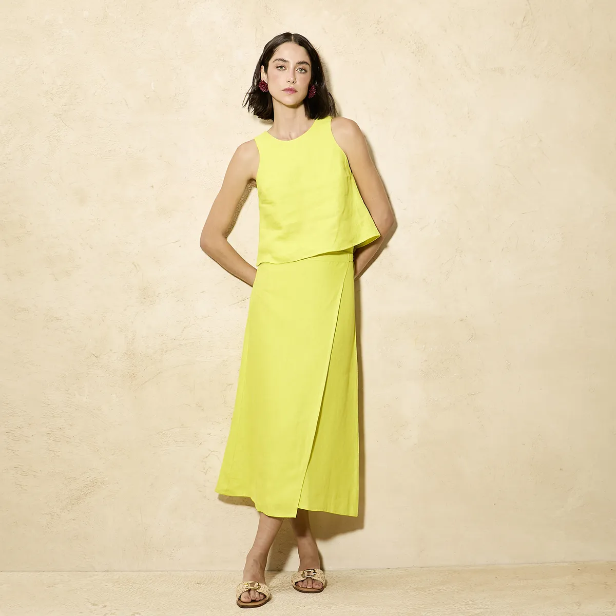 OLIVA BOUTIQUE - Falda Mujer Oliva Boutique