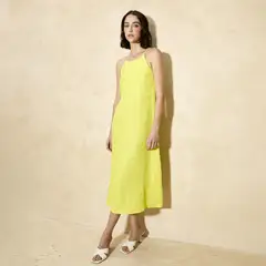 OLIVA BOUTIQUE - Vestido Costa Lino Mujer Oliva Butique