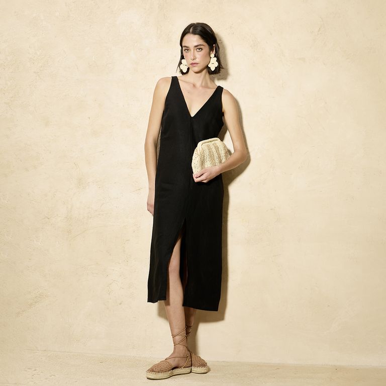 Vestido Bella Lino Mujer