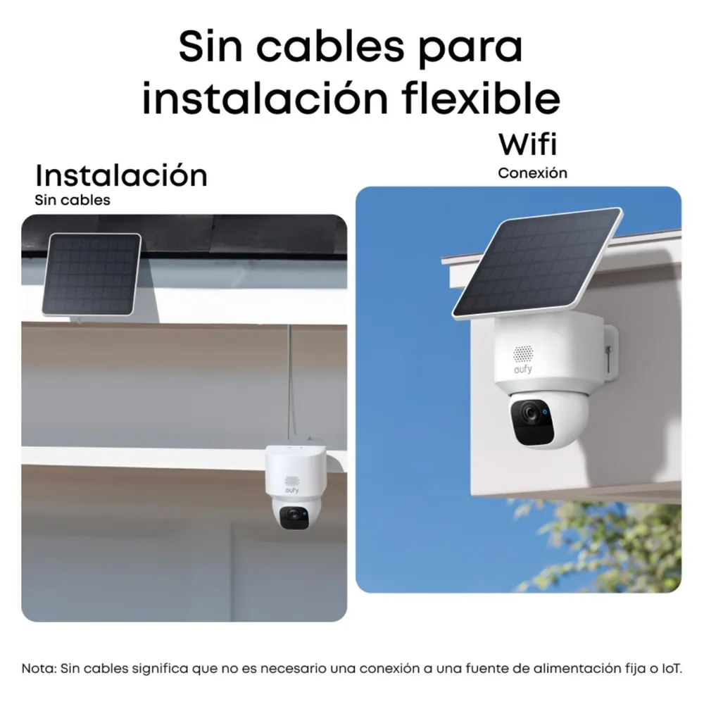 eufy SoloCam Solar E30 Blanco, foto 7