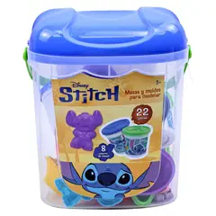 INFANTOYS - Balde Juego Masas Stitch-22 Piezas