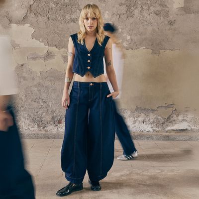 Imagen 2 del producto Jeans Balloon Tiro Medio Mujer