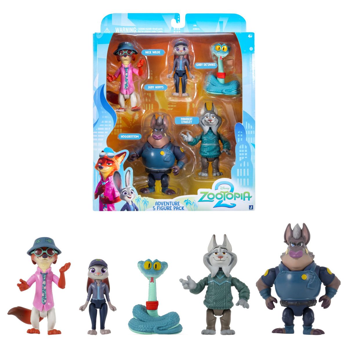 ZOOTOPIA - Pack De 5 Figuras De Zootopia