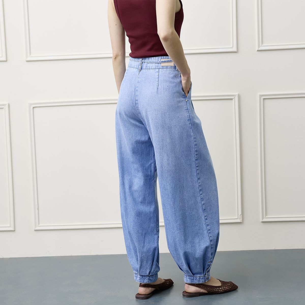 BASEMENT - Jeans Balloon Mujer Basement