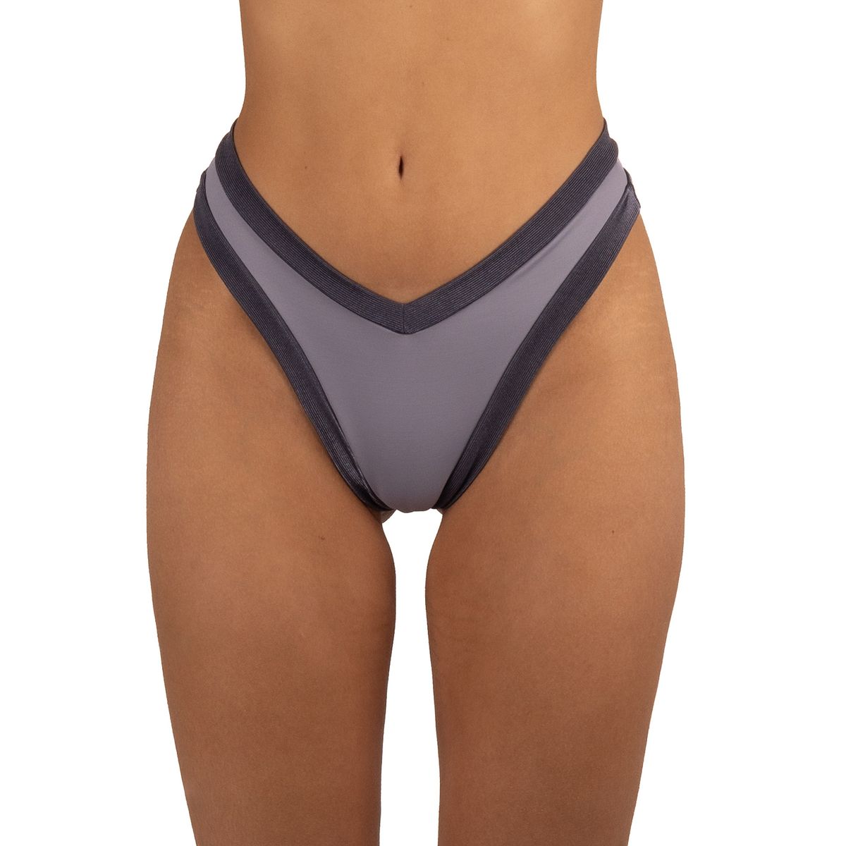 JOSE HERRERA BIKINIS - Bottom de Bikini Paula Acero Brillo Mujer x Paula y Sofía Fernández