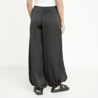 Pantalón Balloon Satín Mujer