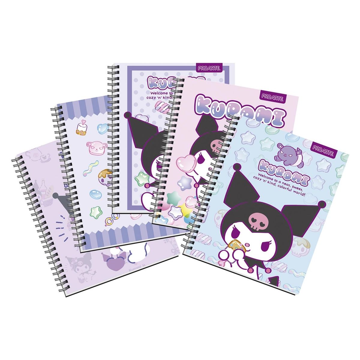 PROARTE - Pack 5 Cuadernos Kuromi Proarte