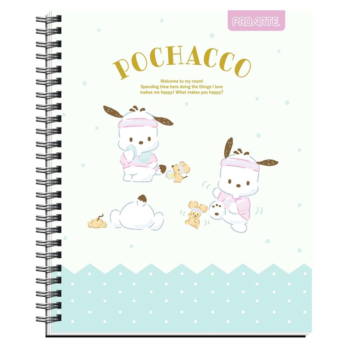 PROARTE - Pack 5 Cuadernos Pochacco Proarte