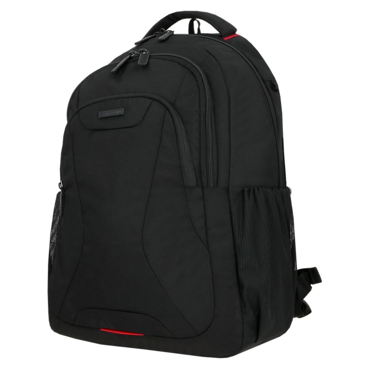 SAXOLINE - Mochila Notebook Saxoline Volcano Negro/Rojo 15"