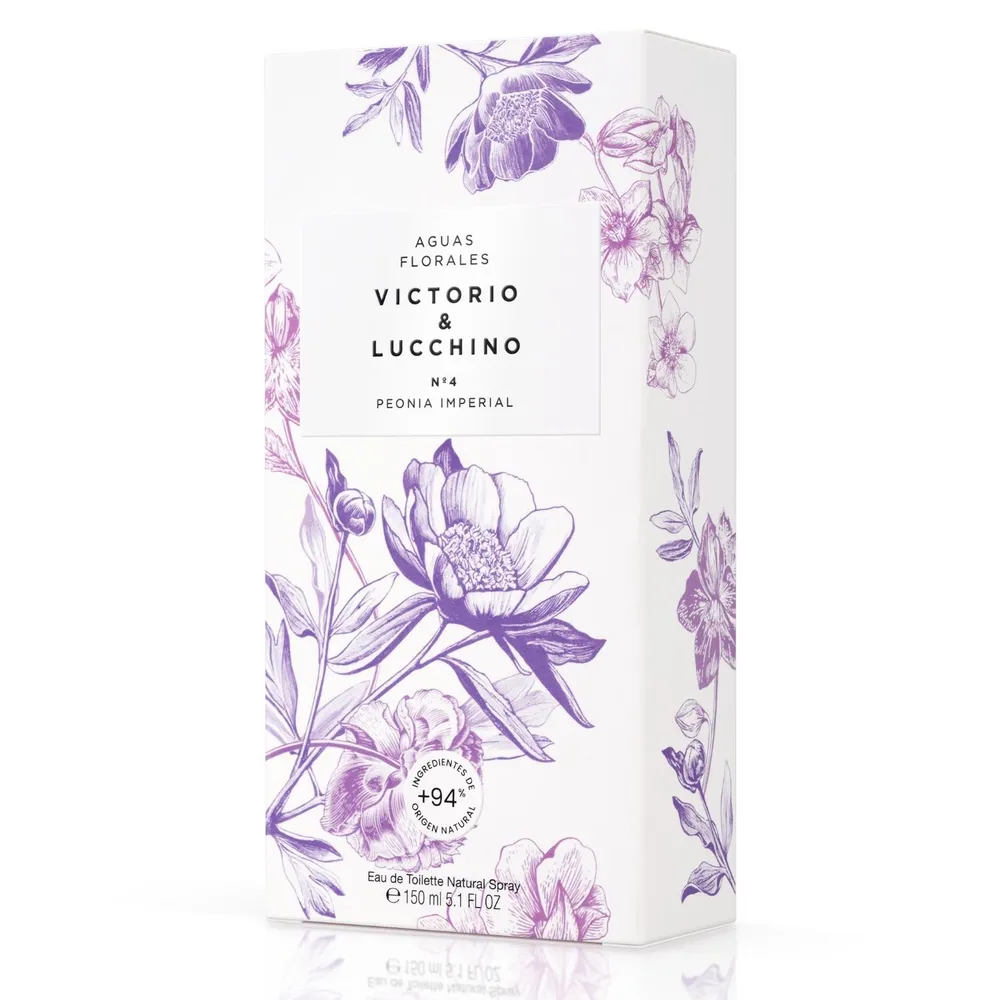 Victorio & Lucchino Aguas Florales Nº4 Peonía Imperial EDT 150 ml, foto 3