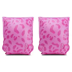 SWIM ESSENTIALS - Alitas Flotador Leopardo Fucsia