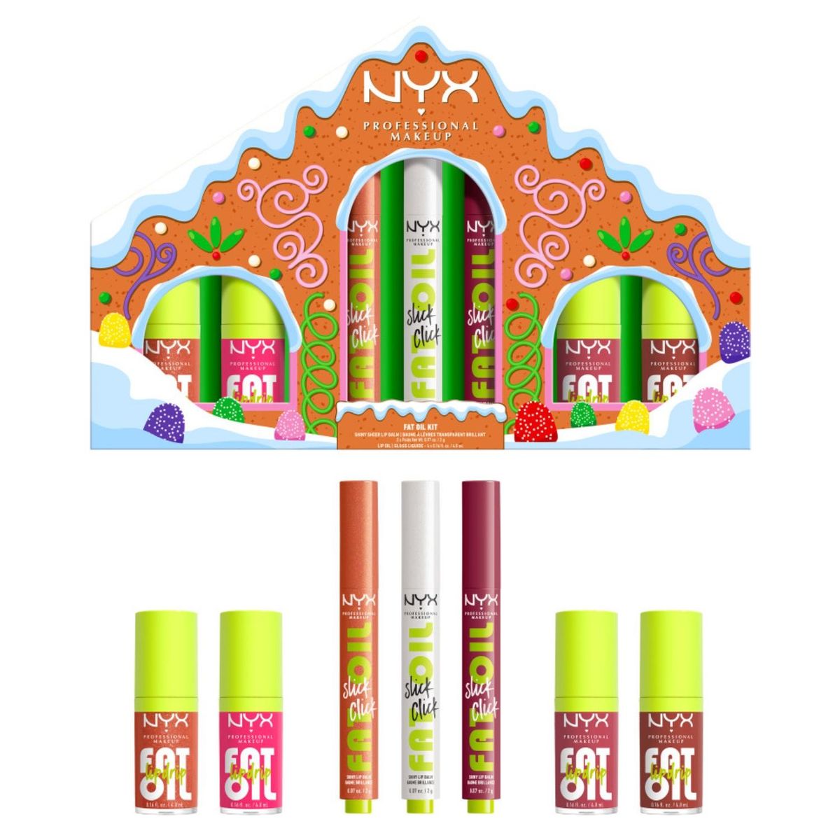 NYX PROFESSIONAL MAKEUP - Fat Gingerbread House Kit Nyx Professional Makeup