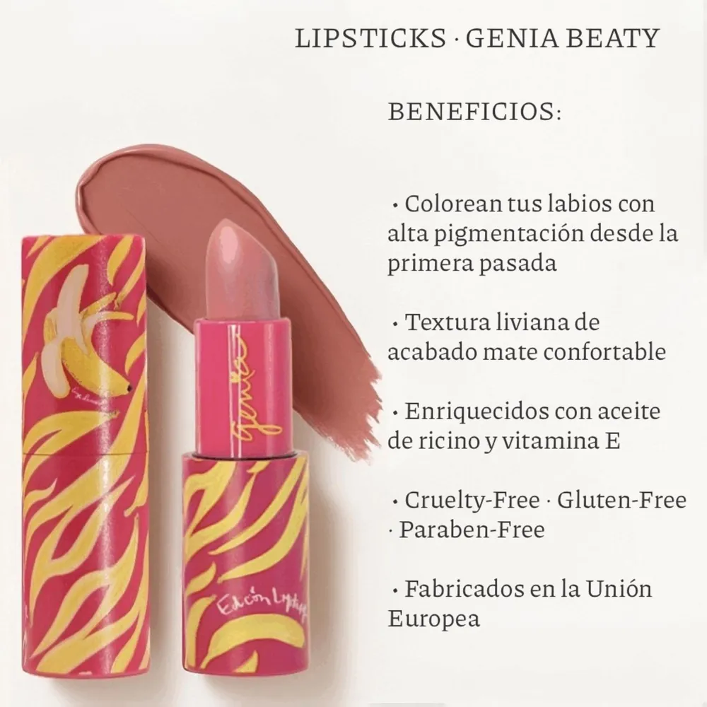 Genia Beauty Labial Matte Cremoso Baby Rose, foto 4