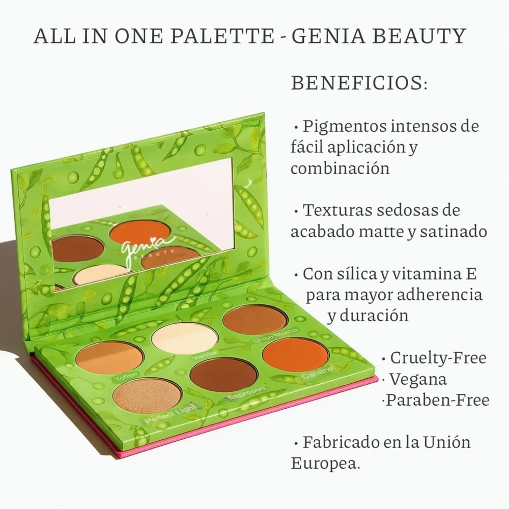 Genia Beauty All-in One Palette Neutras, foto 7