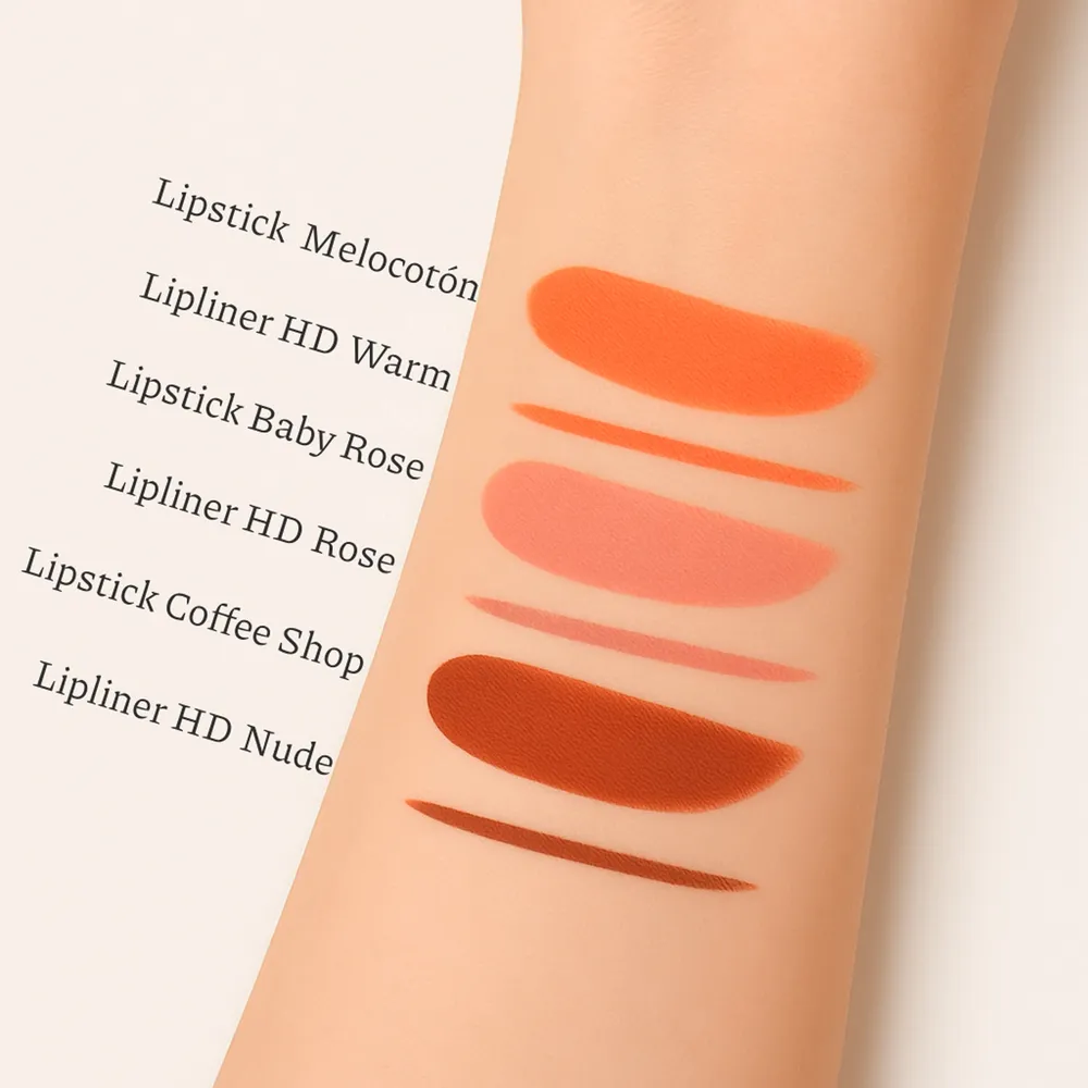 Genia Beauty Dúo Mocachino Lápiz Labial y Delineador, foto 4