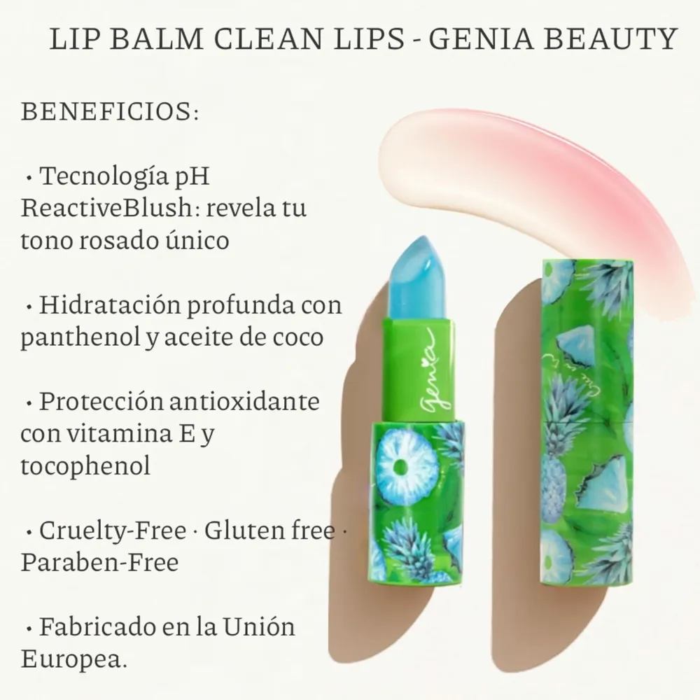 Genia Beauty Clean Lips Lip Balm, foto 3