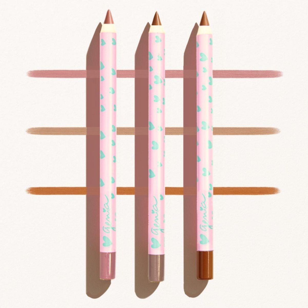  - HD Heartlips Trio - Delineadores de Labios Cremoso