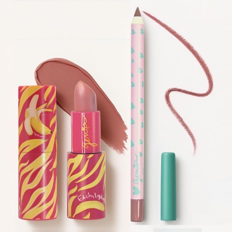 GENIA BEAUTY Pink Power Dúo - Lapiz Labial y Delineador Cremoso