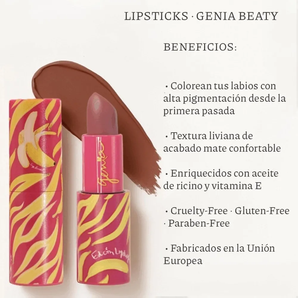 Genia Beauty Labial Matte Cremoso Coffeeshop, foto 4