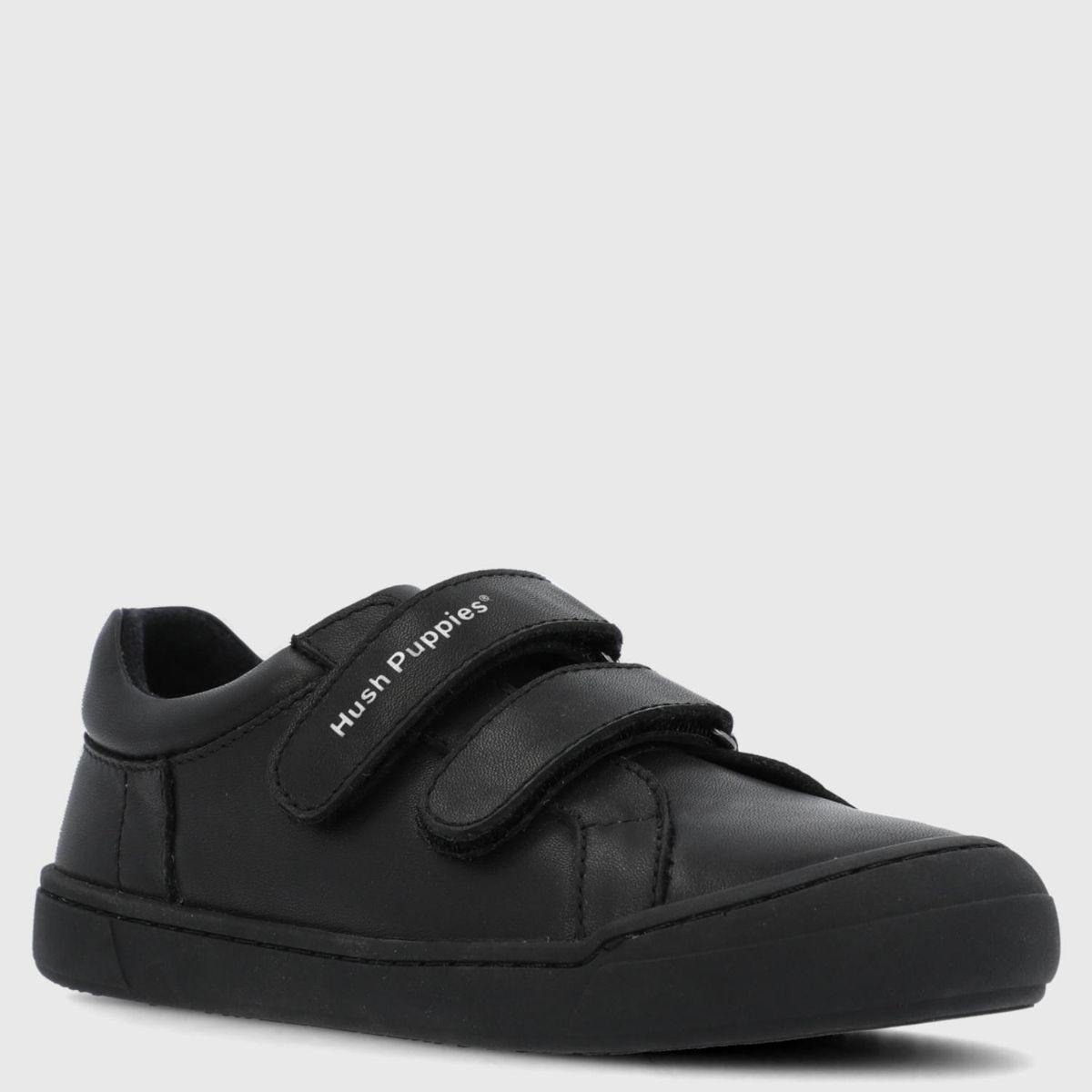 HUSH PUPPIES - Zapatilla Escolar Niño Cuero Negro (30 A 34) Hush Puppies